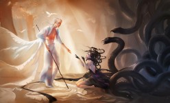 4 Digital Art Illustrations by Yue Wang