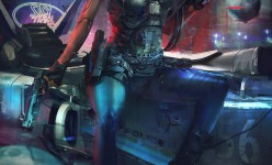 2D Art: Sci-Fi Police Girl