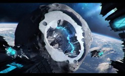 Sci-Fi Art: Asteroid Station